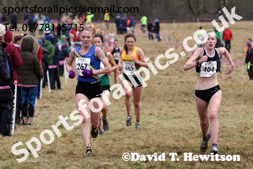 Senior women, 2018 Northern Cross Country Champs., Harewood House, Leeds. Photo: David T. Hewitson/Sports for All Pics